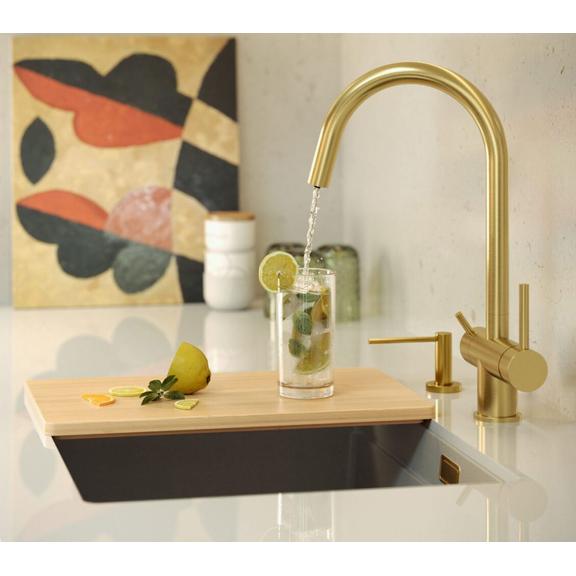 Robinet de cuisine REA Caren BRUSH GOLD