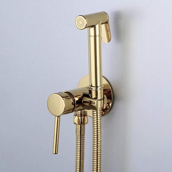 Bidet faucet  Lungo Loop Gold