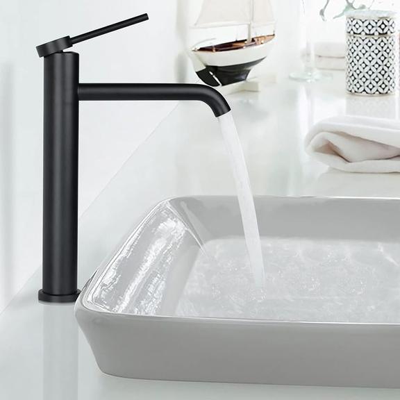 REA CLIF MAT ΜΑΥΡΟ Βρύση Νιπτήρα ΥΨΗΛΟ ΜΑΥΡΟ ΜΤ