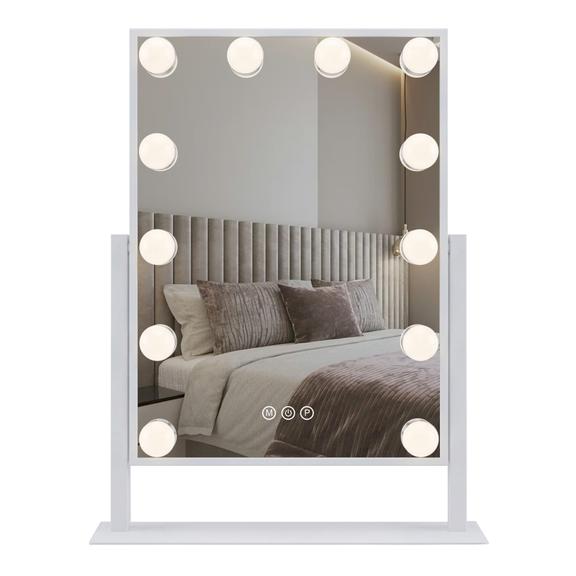 Lustro LED Style Białe 30x40