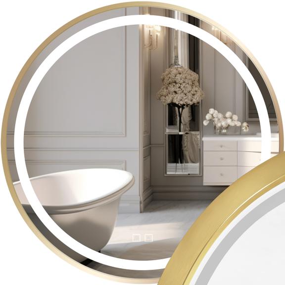 Oglindă LED 80cm MMJ Gold