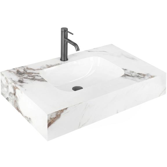 Umywalka ścienna Rea Aresa Cold Jade 80
