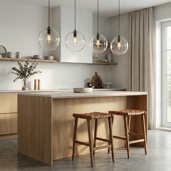 Пендел СТЪКЛЕН Lassi Black 30 cm