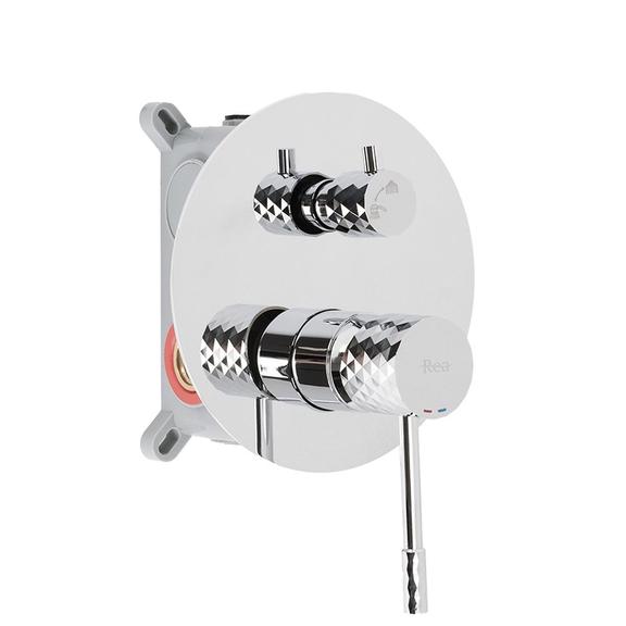 Shower system  Rea Lungo Diamond Chrome + BOX