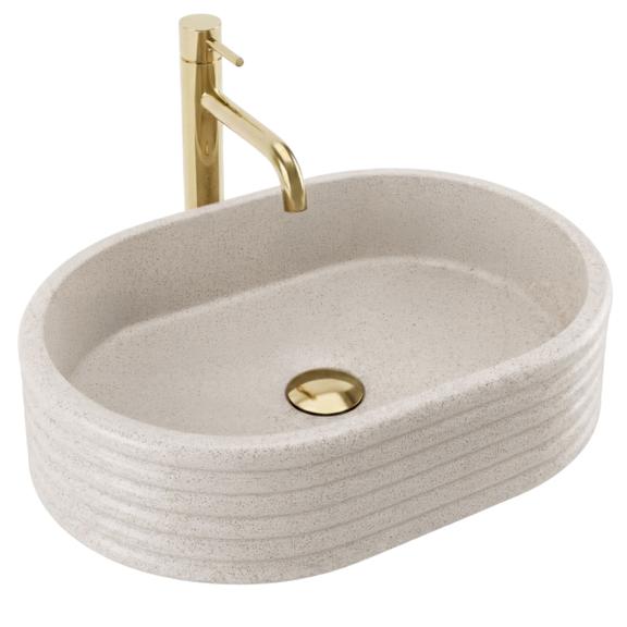 Vasque à poser Rea Nicoletta Beige