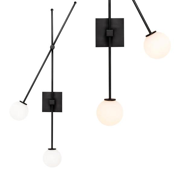 Wandlampe APP1595-2W black