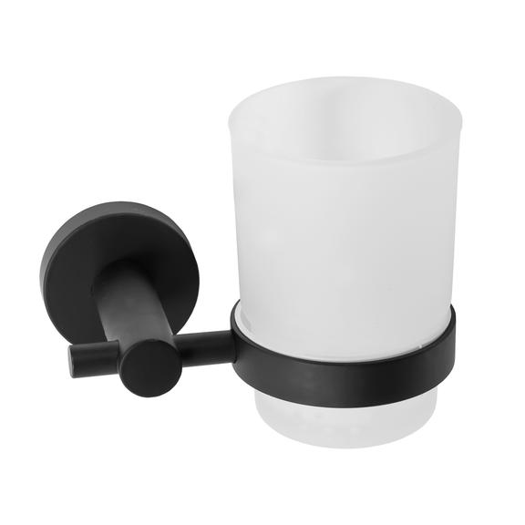 Čaša za četkice za zube Black 322233C LEO