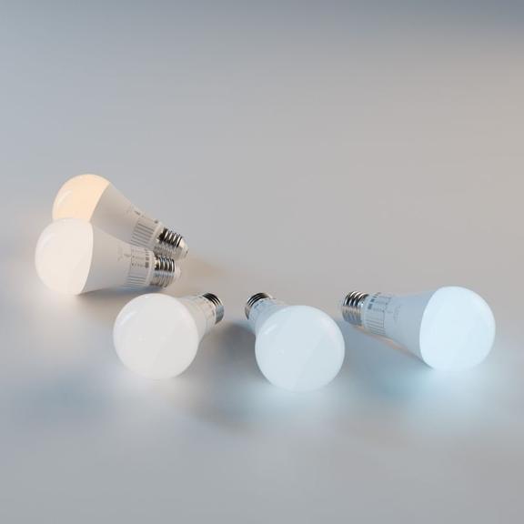 LED-Lampe 5 Lichtfarben GLS E27 230V 10W 5CCT