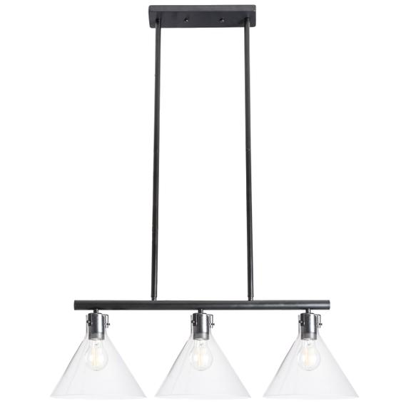 Deckenlampe Glas Metall APP318-3CP