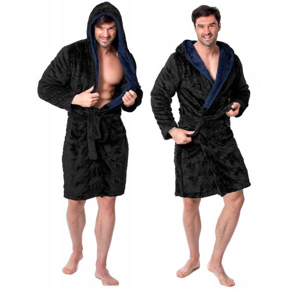 Bathrobe Jordan Black Navy Men M