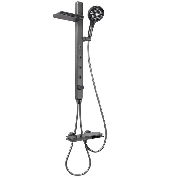 Kit de douche REA Karl Titanium