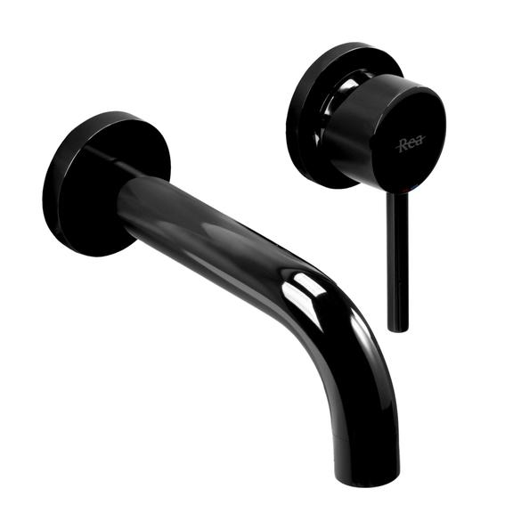 Змішувач прихованого монтажу Rea Lungo Black Metallic + BOX