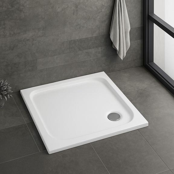 Ακρυλική ντουζιέρα Rea Belmond White 80x80