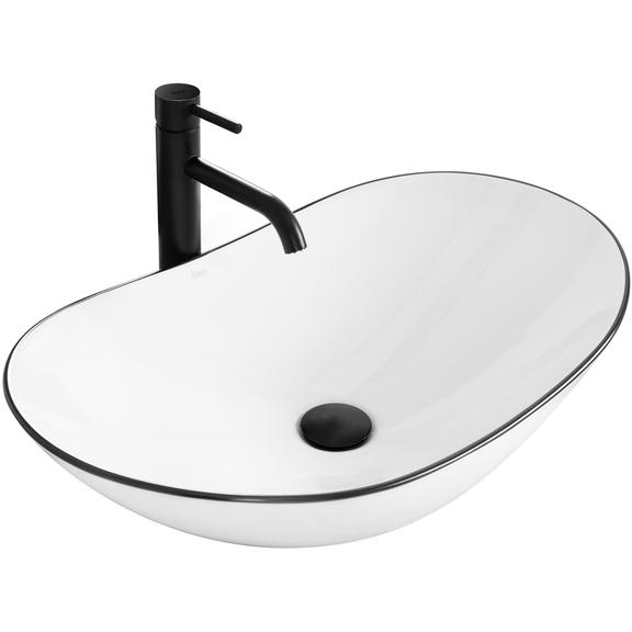 Opzetwastafel Rea Royal 60 Black Edge