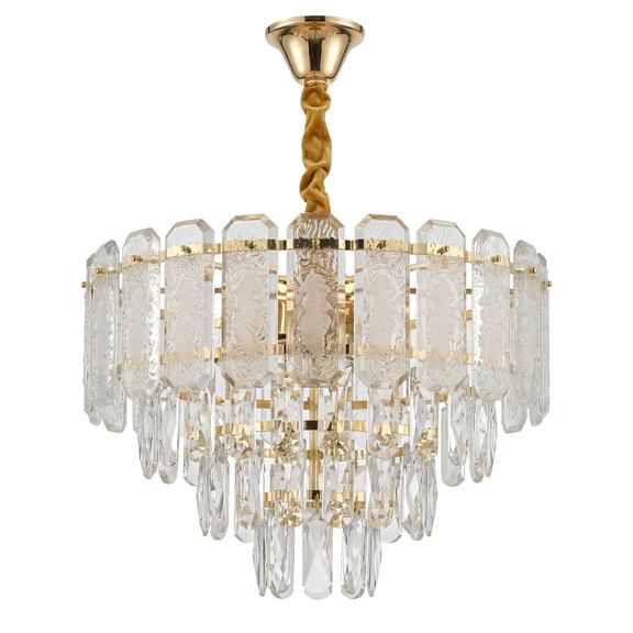 Кристална висяща лампа SWE088-CP 40cm GOLD