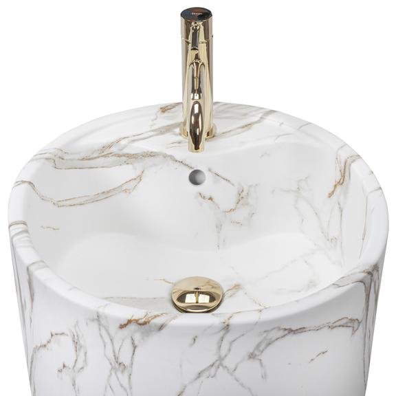 Umywalka Ceramiczna Wolnostojąca Anya Lava mat