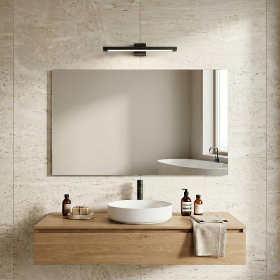 Bathroom LED wall sconce SWE049-1W 40 cm Black