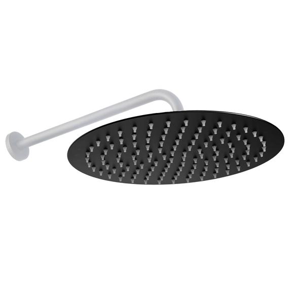Lietus duša Rea Black Matt 25cm