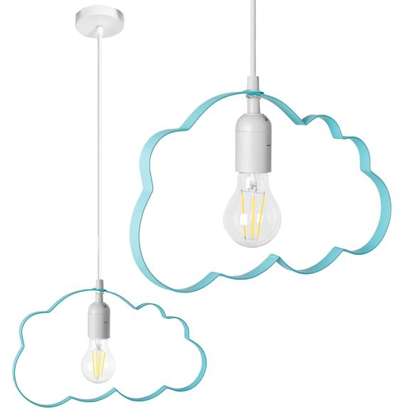 Hängelampe Cloud light blue