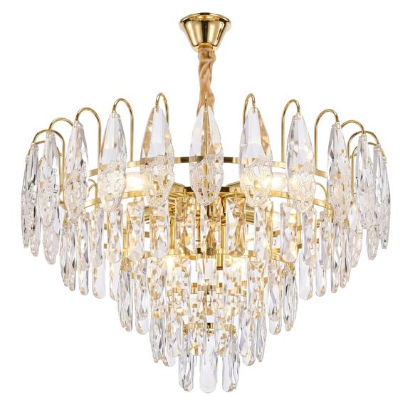 Кристална висяща лампа SWE080-CP 50cm GOLD