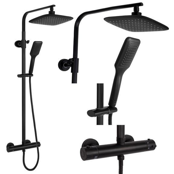 Kit de douche REA Tom black