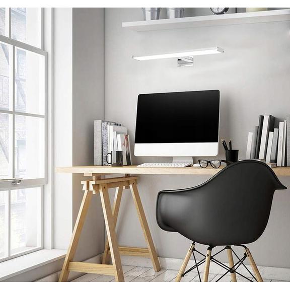 LED sieninis šviestuvas 18W 90CM APP371-1W CHROM