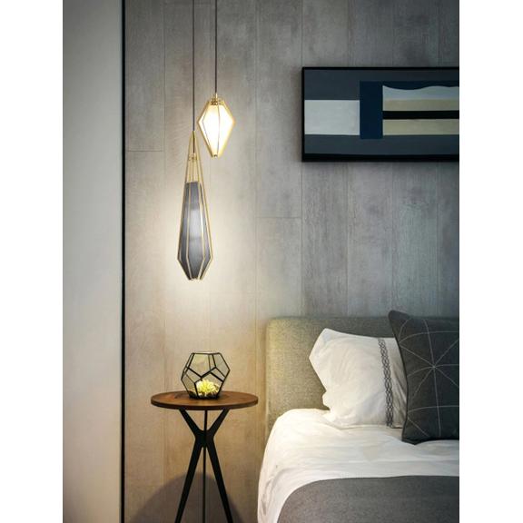 Hängelampe Glas grey APP456-1CP