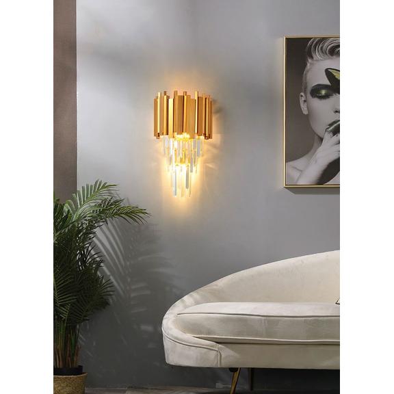 Wandlampe Gold 312357