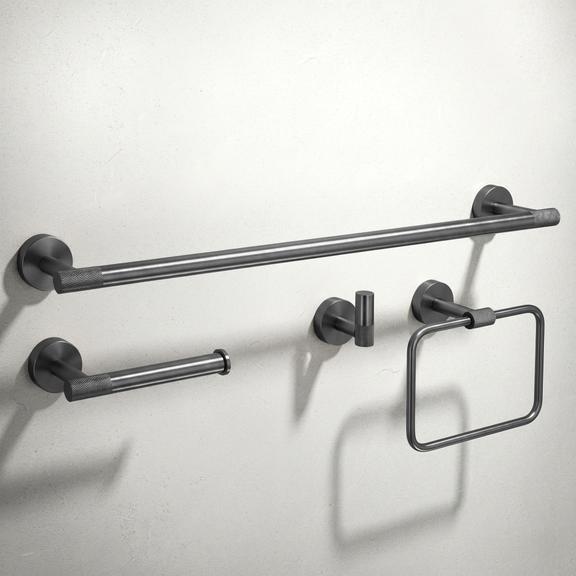 Vannitoa tarvikute komplekt GRID Titan  4 osa