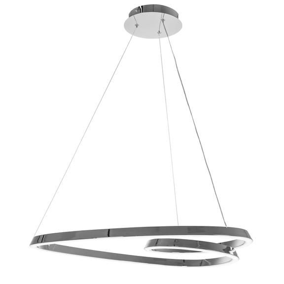 Lampa Sufitowa Wisząca Loop LED + Pilot APP798-cp Chrom