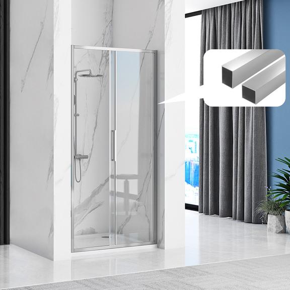 Adapter poszerzający do kabin drzwi Solar Fargo Rapid CHROM