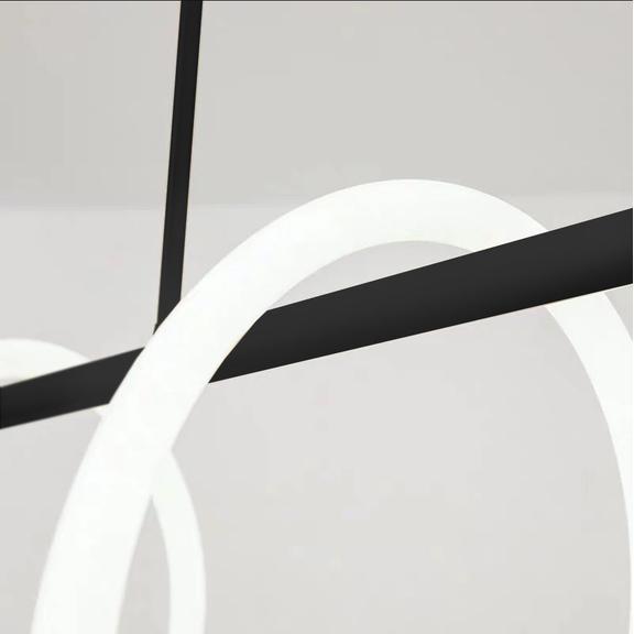 Lampe LED APP857-W LONG BLACK