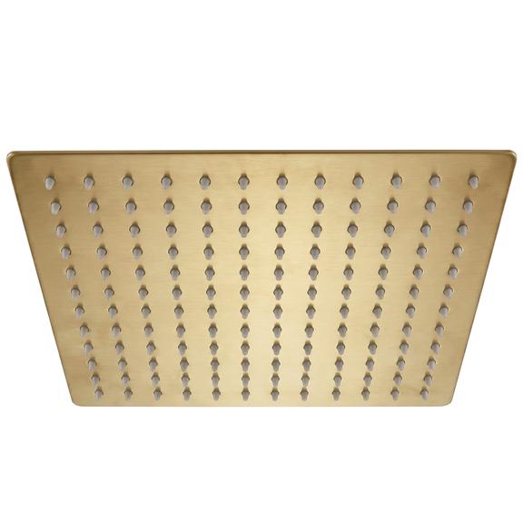 Deszczownica kwadratowa REA JS-P015BG 30cm Złota Szczotkowana