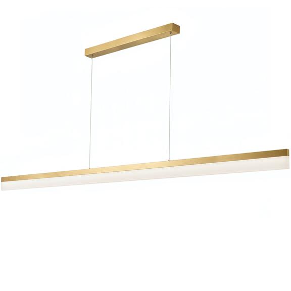 Deckenleuchte LED APP1694-CP 120 cm Brush Gold