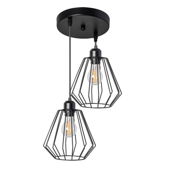 Hängelampe Metall Loft 392196