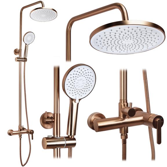 Sprchový set Rea Ontario Brush Copper