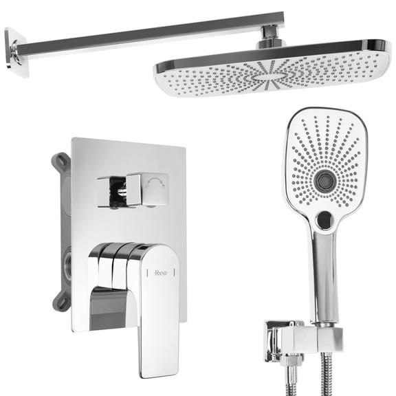 Tuš set REA MOBY Chrome