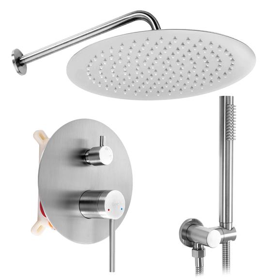 Shower system  Rea Foss Clif Nickel Brush + BOX