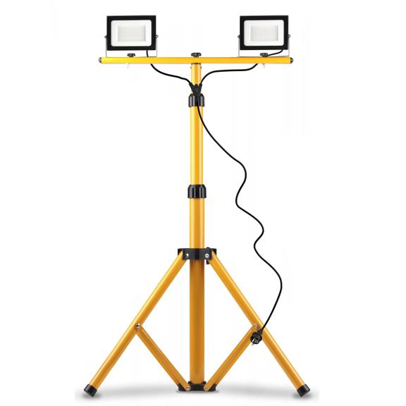 Halogen LED budowlany na statywie 2x20W RSL001-20N