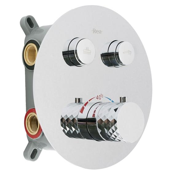 Shower system  Rea Lungo Diamond Chrom + BOX