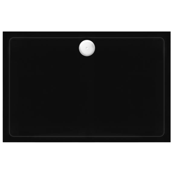 Piatto doccia acrilico Rea Savoy Black 80x100