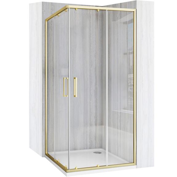 Rea City 80x80 dušas kabīne Gold Brush