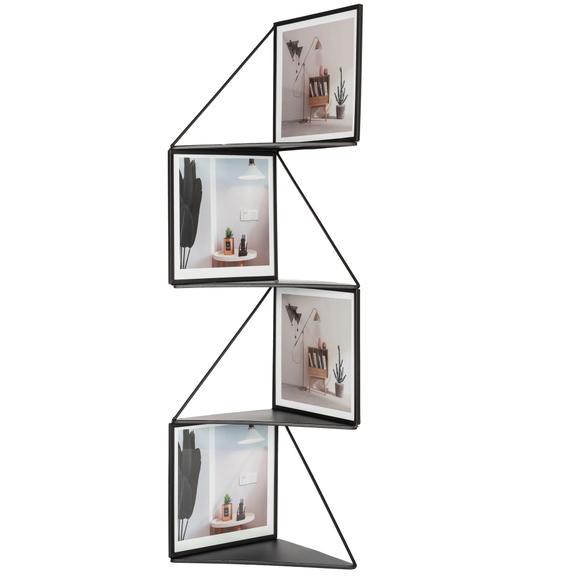 Półka Wisząca narożna metalowa z ramkami na zdjęcia SFZH-16B