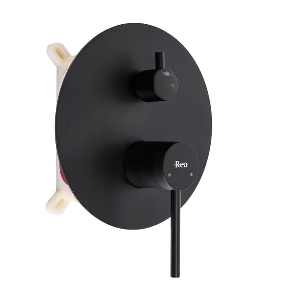 Shower system  Rea Foss Clif Black  + BOX