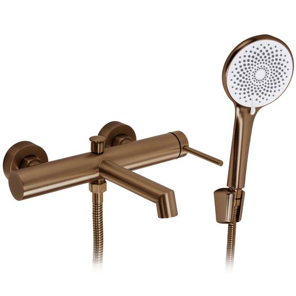 Fürdőkád csaptelep Rea Foss Copper Brush