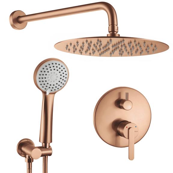Shower system Rea Ontario Brush Copper + BOX