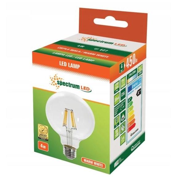 Glühbirne LED warm E-27 230V 4W Kugel 13763