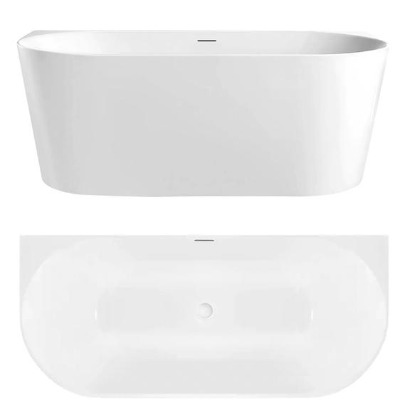 Baignoire acrylique murale CAPRI SLIM 150cm