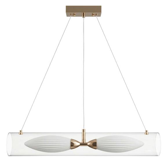 LAMPA SUFITOWA WISZĄCA G152-2CP ZŁOTA