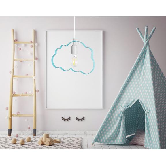 Hängelampe Cloud light blue